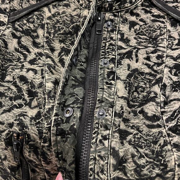 Free People Follow the Flock Moto Jacket Size 4 - Picture 7 of 9